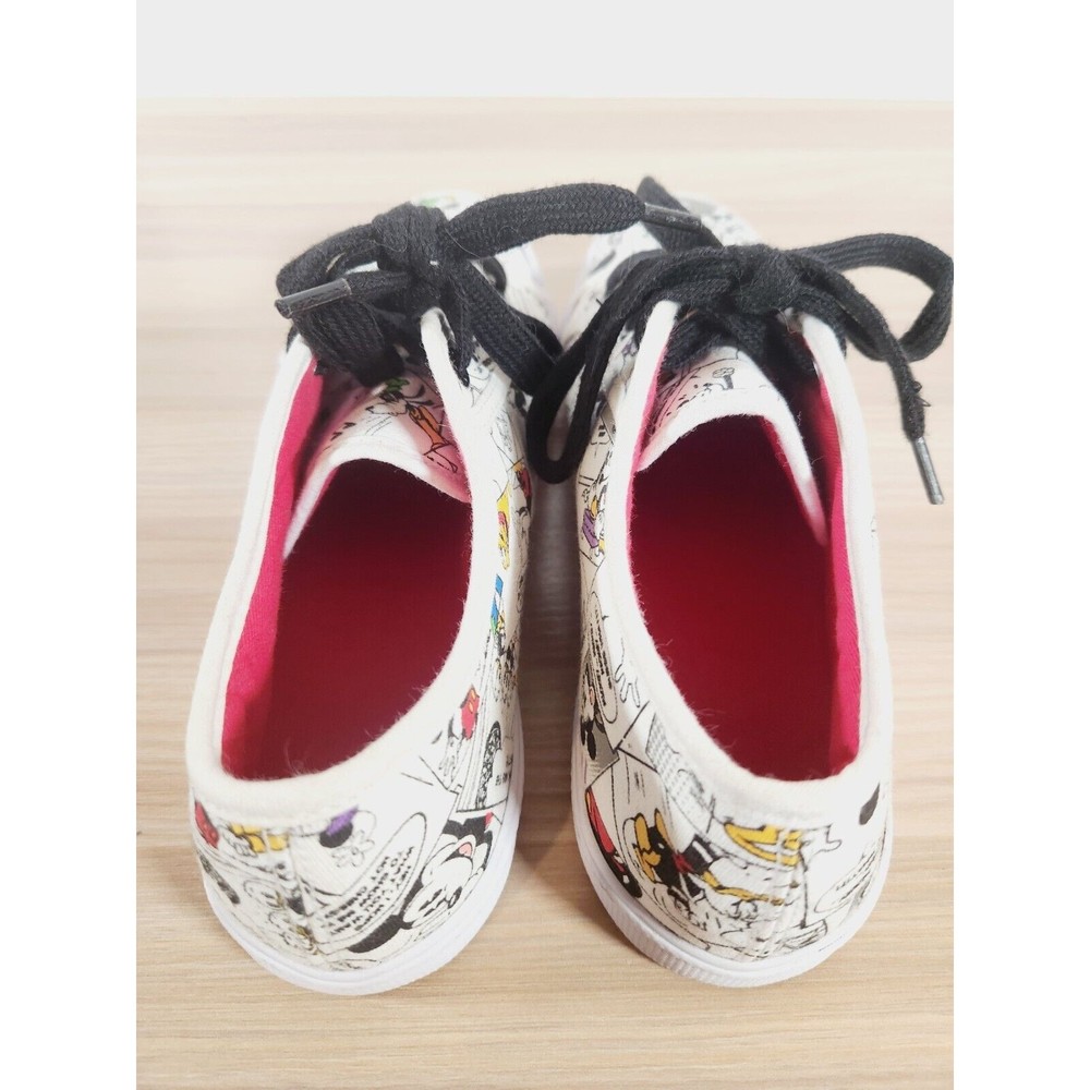 Disney Mickey Mouse Comic Themes Low Top Lace Up Sneakers Shoes size 8 RN129855 - Picture 10 of 10